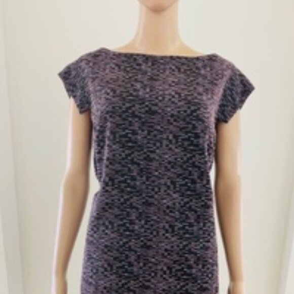MM Lafleur Boucle Stretch Tweed Knit  Sheath Dress Size +1 Career - Picture 1 of 10